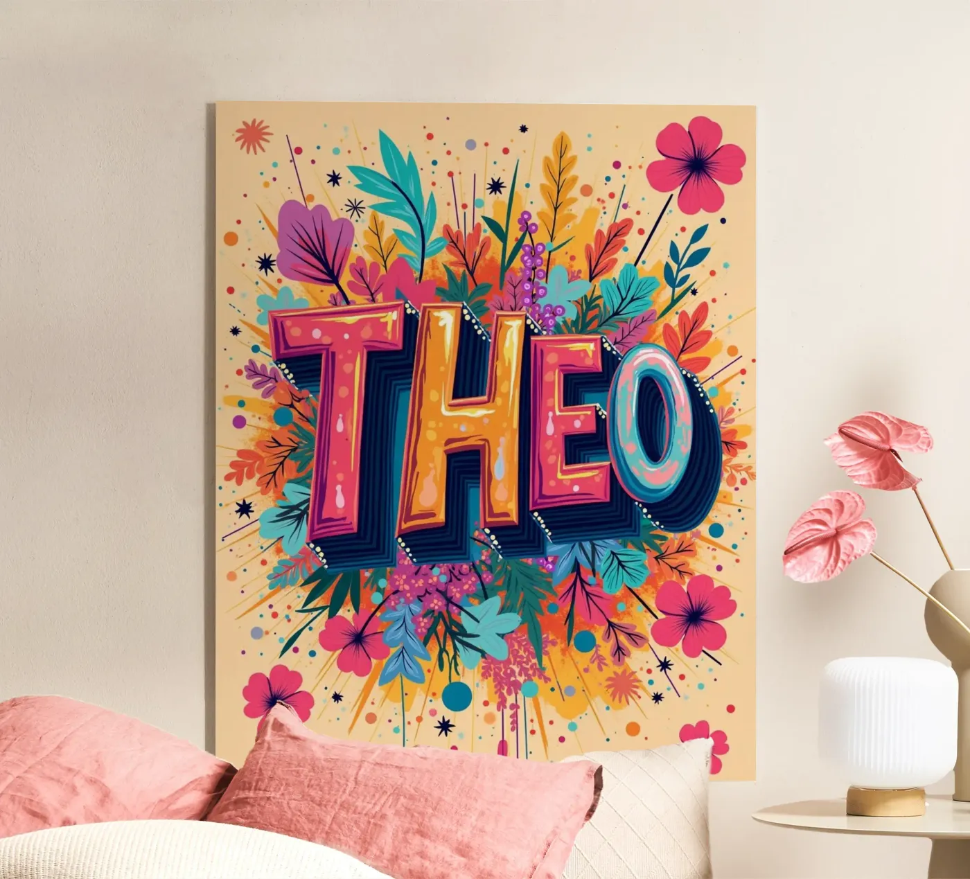 Theo Acryl-Glas von CASTILO Namengalerie