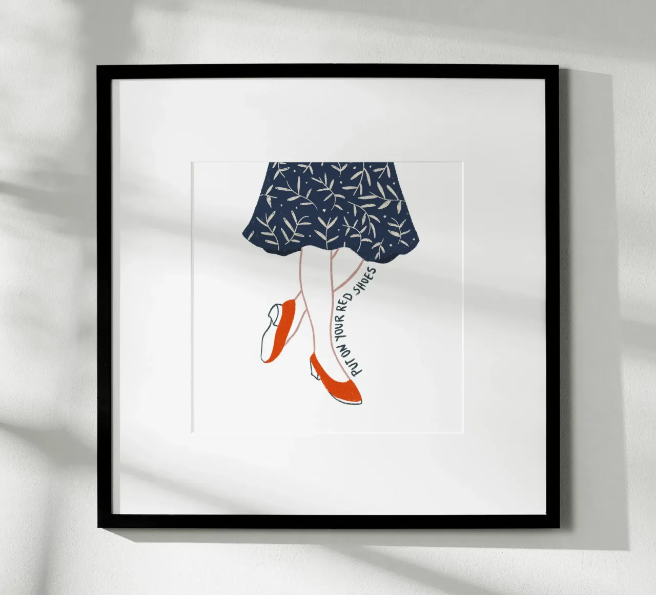 Put on your red shoes Hahnemühle von modeern