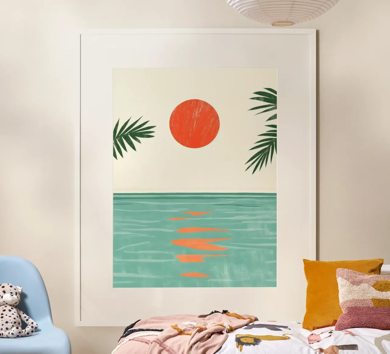 Tropical Sun Reflection poster da lieblu