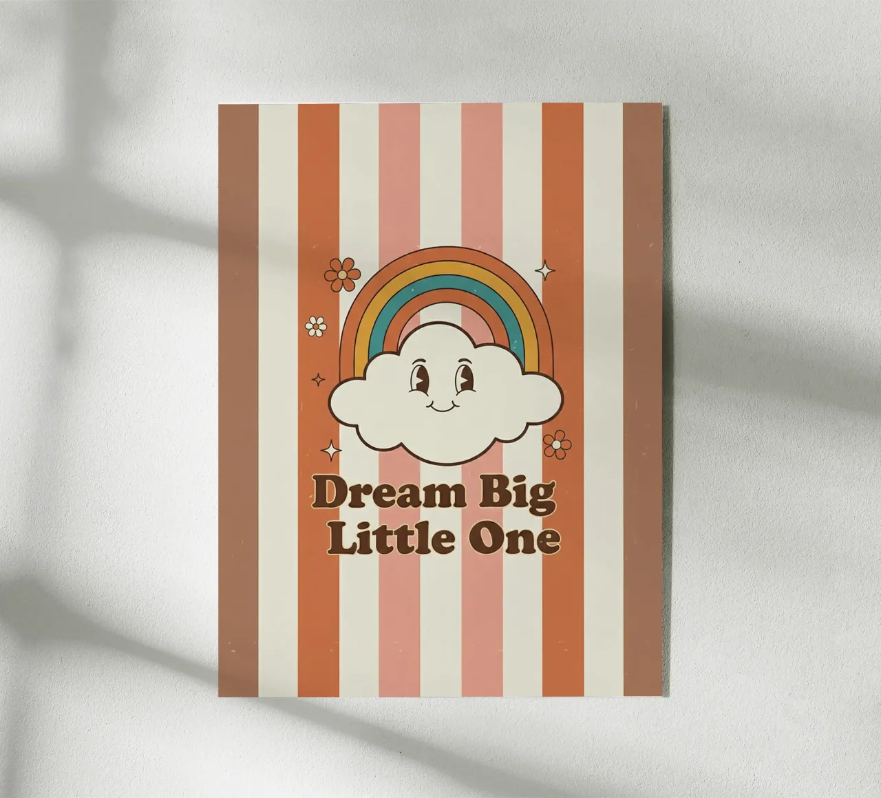 DREAM BIG plexiglass da The Poster Wordshop