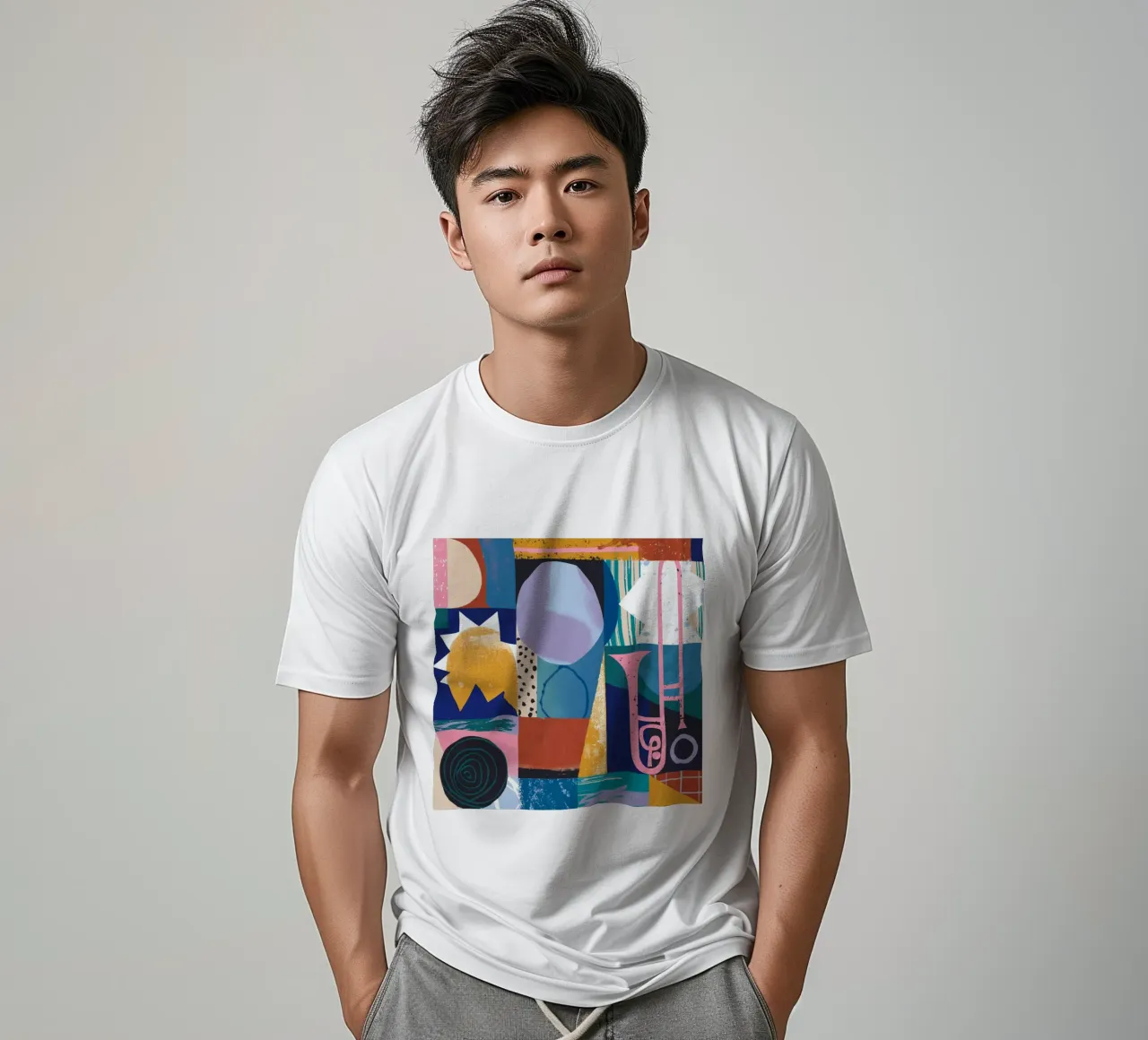 Jazz Beginning t-shirt da Tom Abbiss Smith