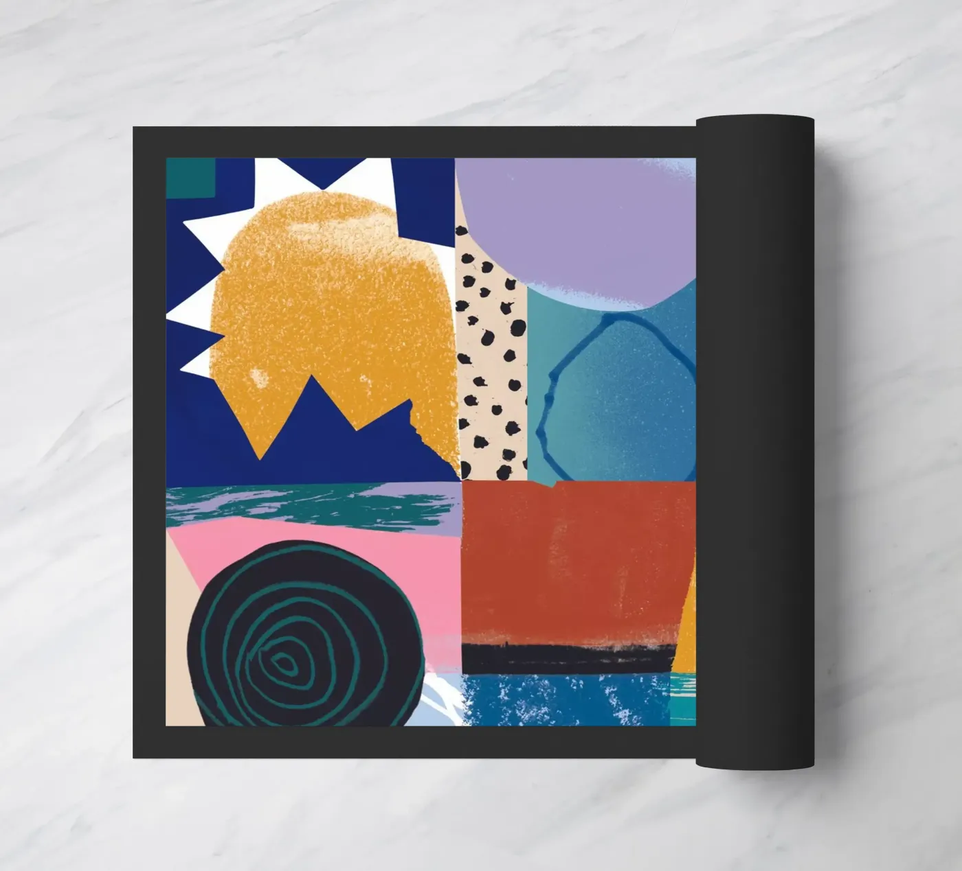 Jazz Beginning doormat by Tom Abbiss Smith