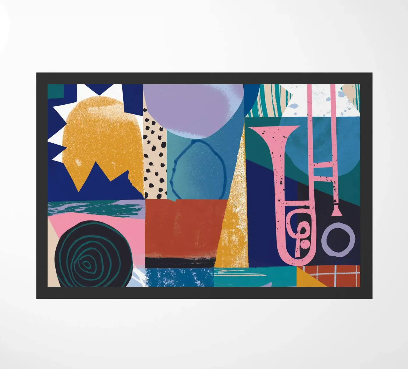 Jazz Beginning doormat by Tom Abbiss Smith