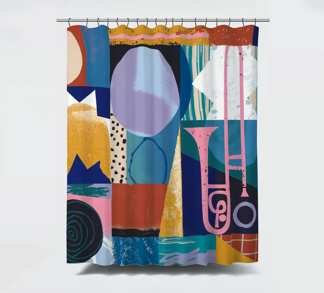 Jazz Beginning tenda da doccia da Tom Abbiss Smith