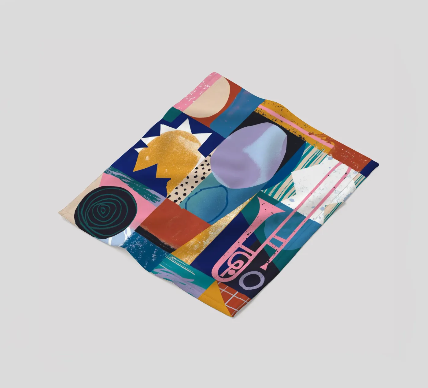 Jazz Beginning fleecedeken van Tom Abbiss Smith