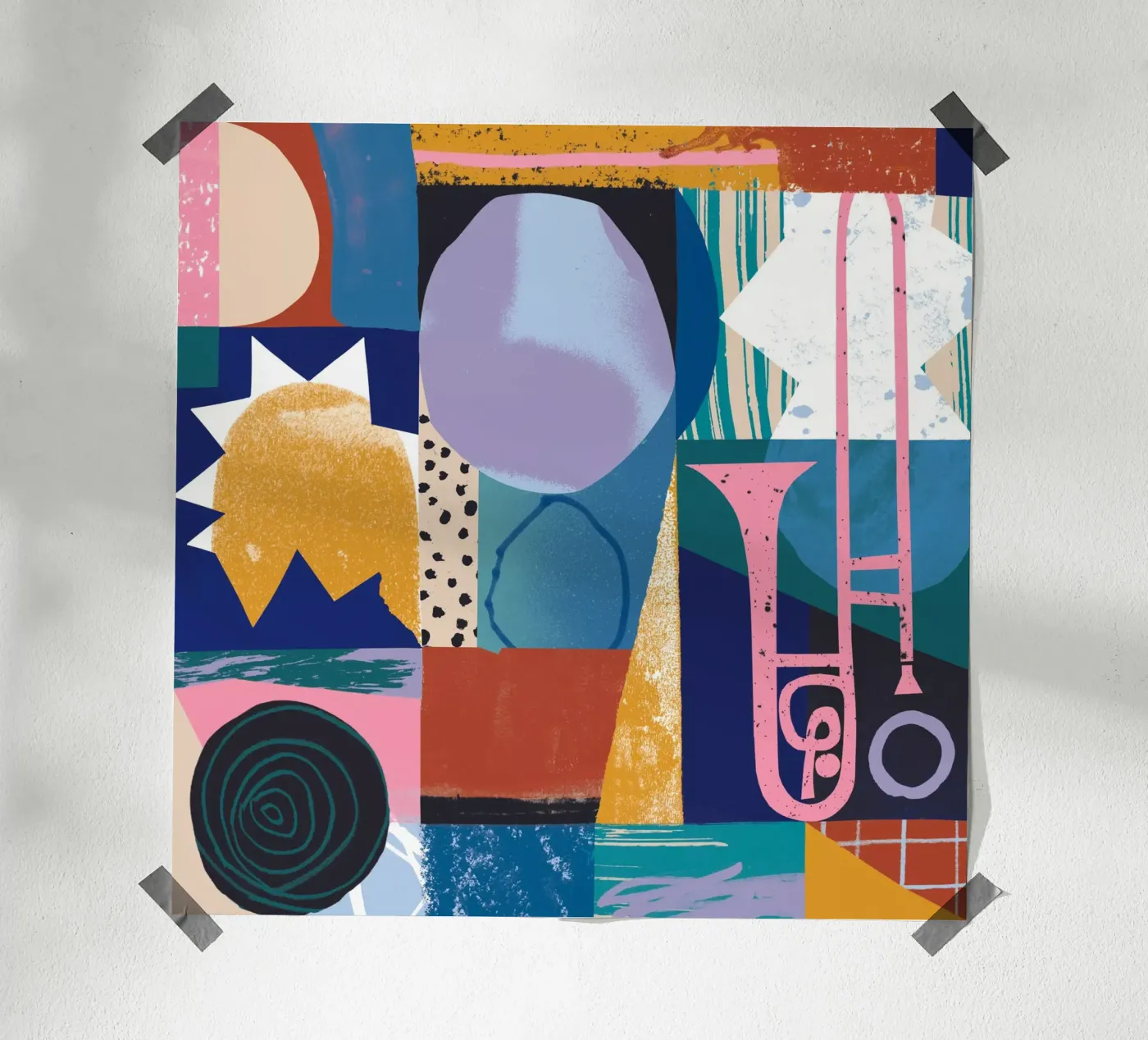 Jazz Beginning poster by Tom Abbiss Smith