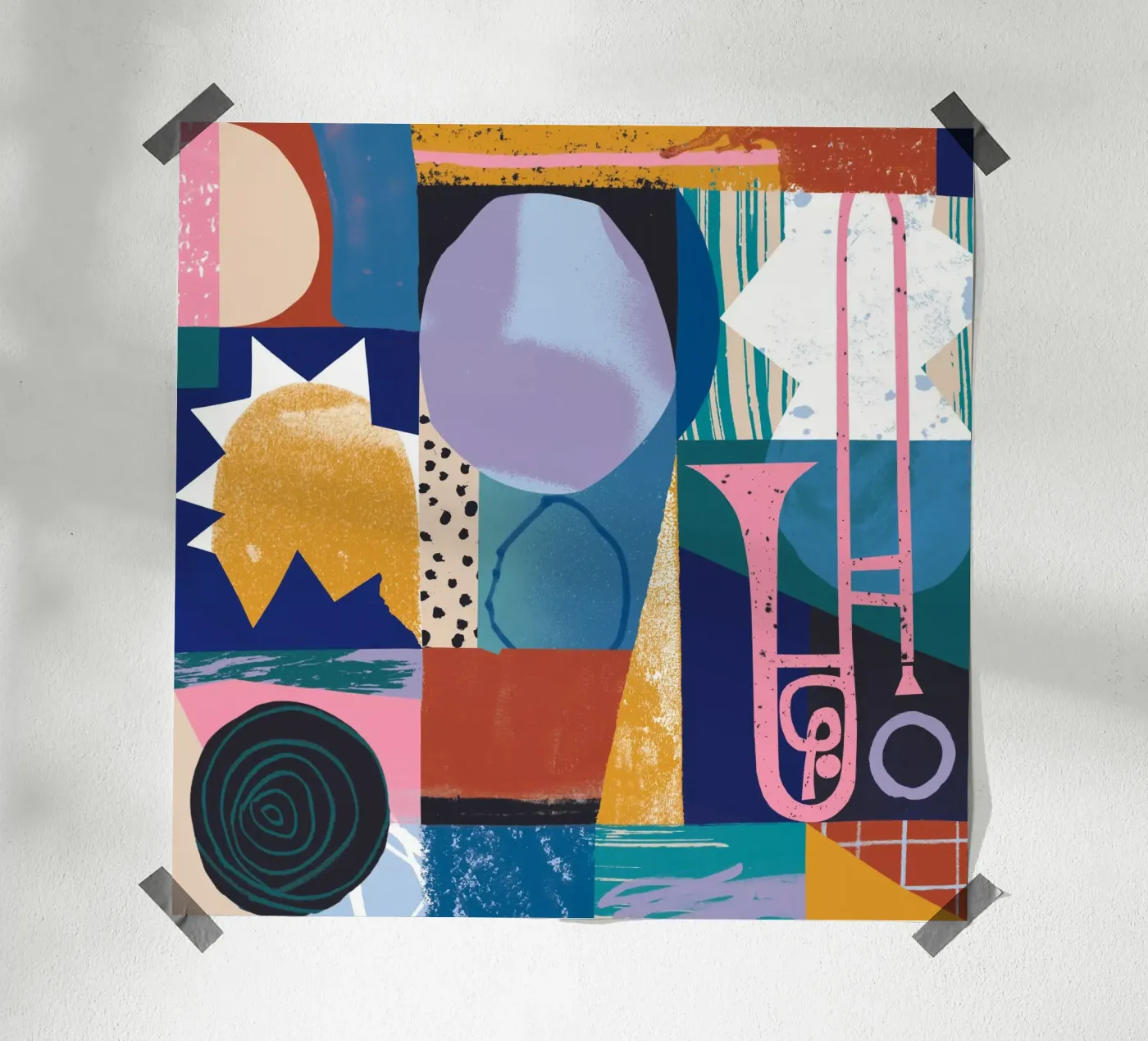 Jazz Beginning poster by Tom Abbiss Smith