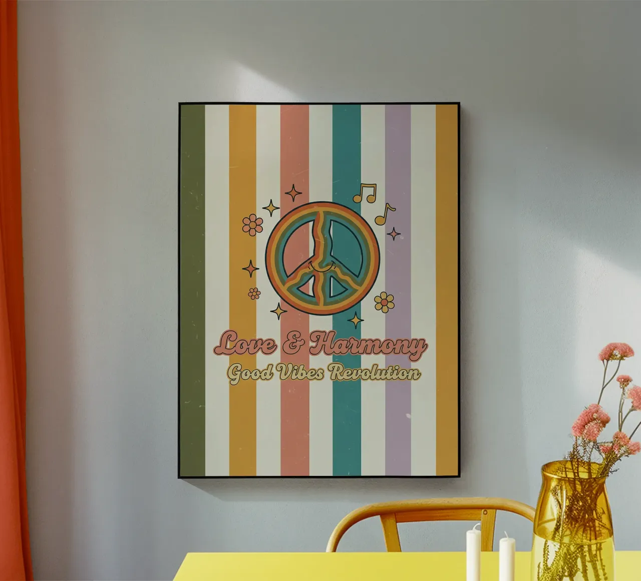 AMORE E ARMONIA plexiglass da The Poster Wordshop