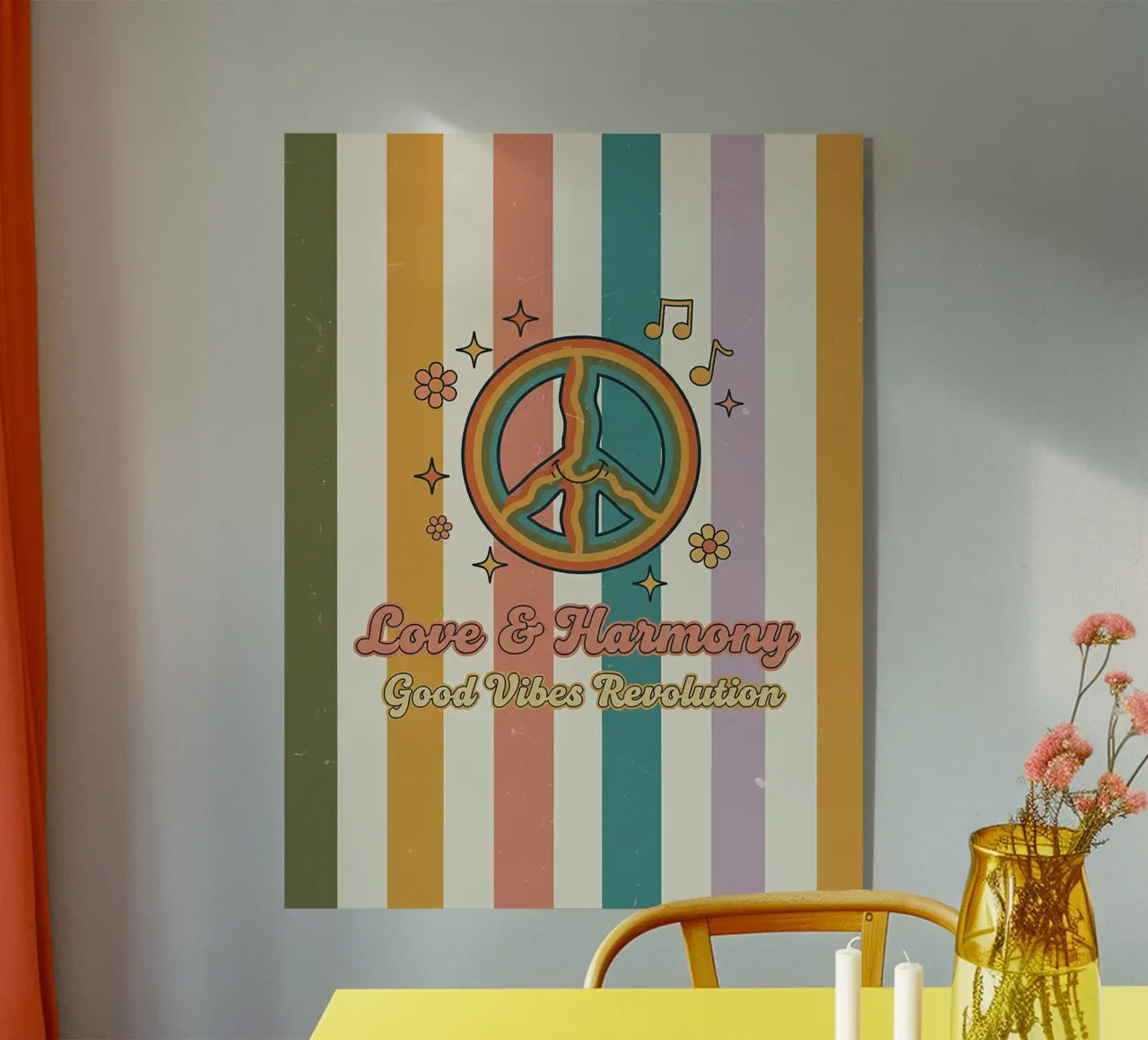 AMORE E ARMONIA plexiglass da The Poster Wordshop