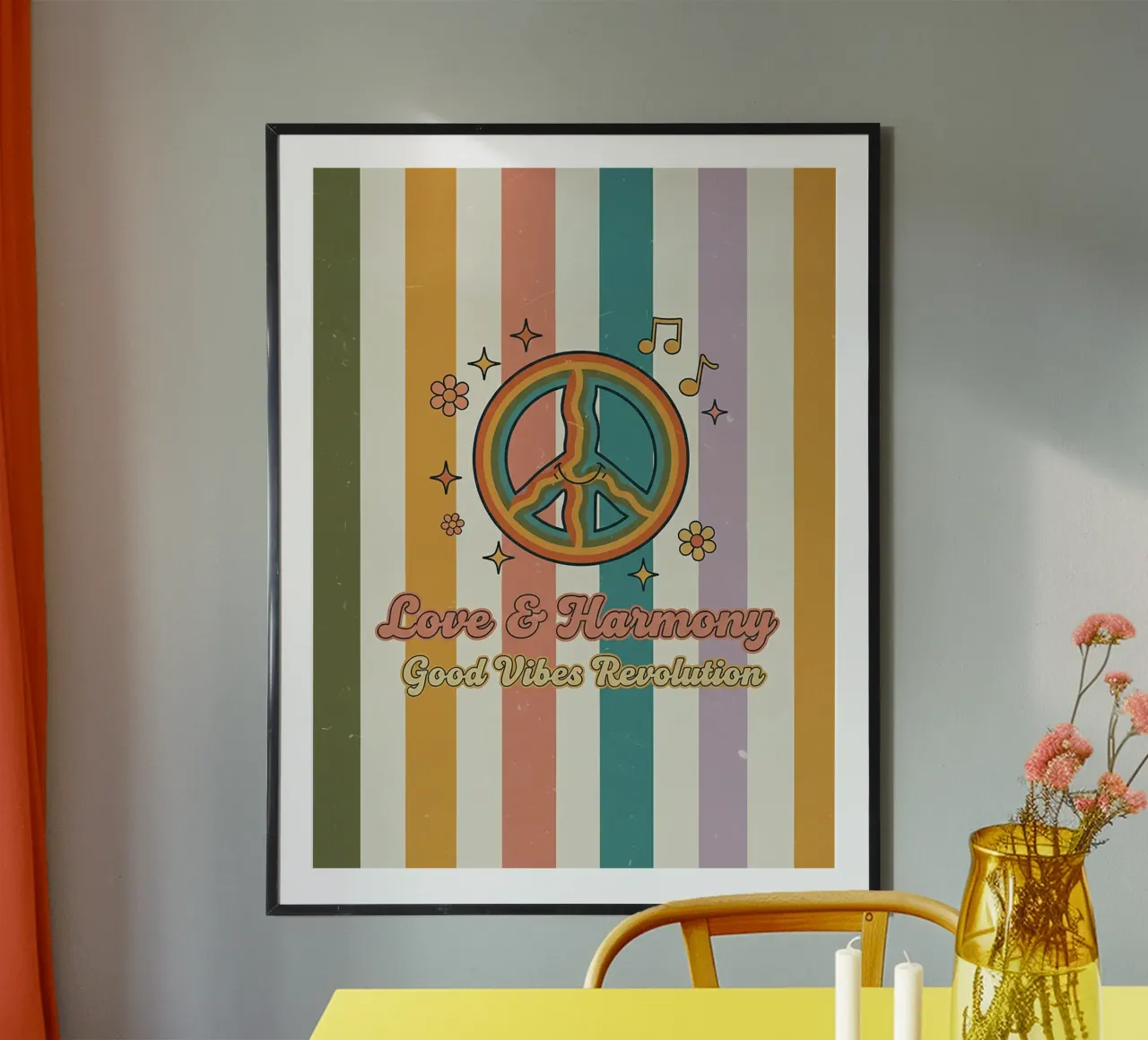 AMORE E ARMONIA poster da The Poster Wordshop