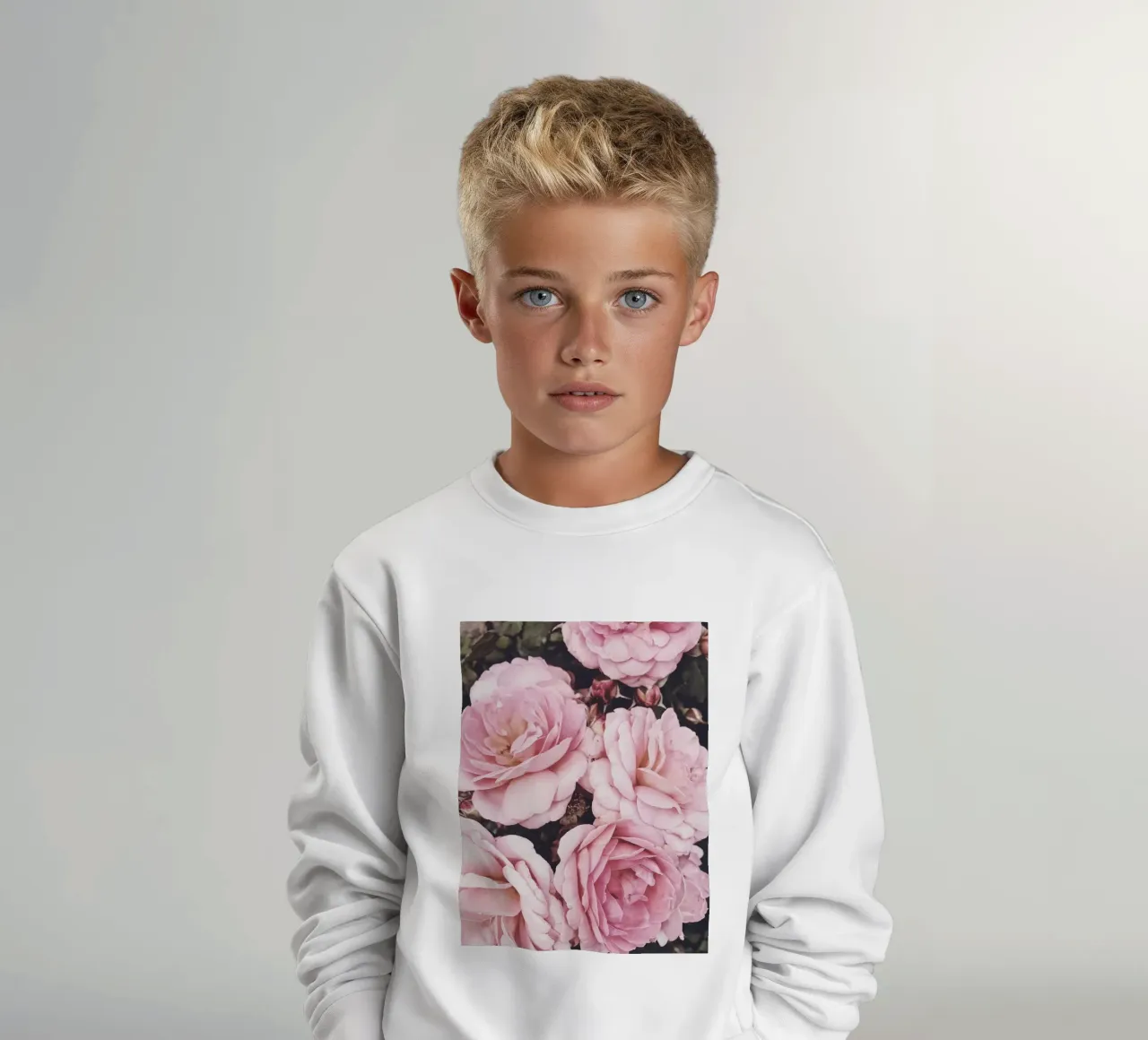 Rose romantiche - splendore floreale felpa bambino da Whole©