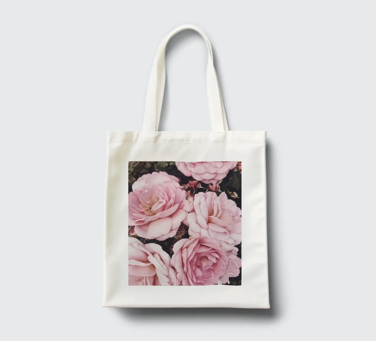 Rose romantiche - splendore floreale borsa in juta da Whole©