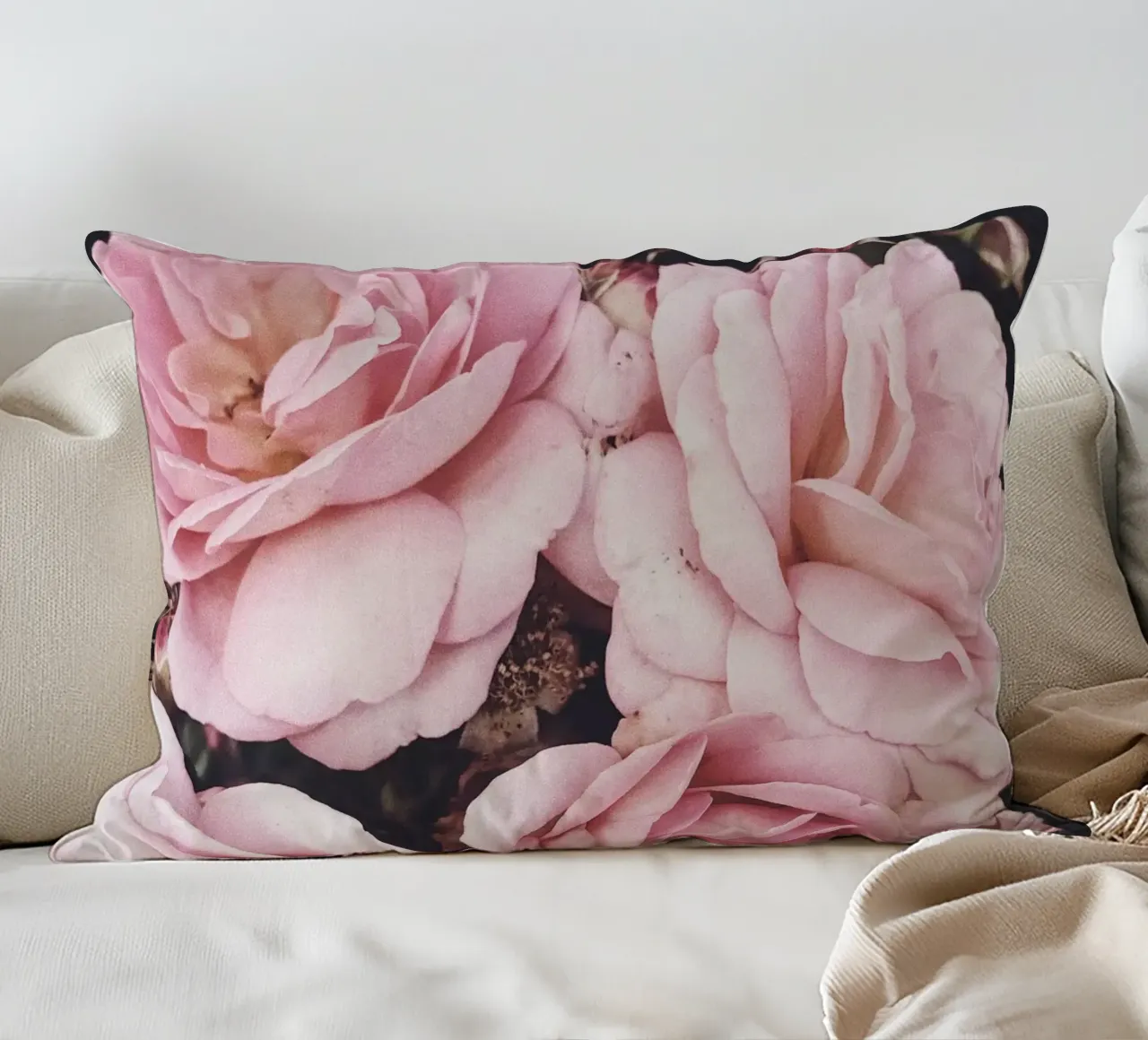 Rose romantiche - splendore floreale cuscino da Whole©