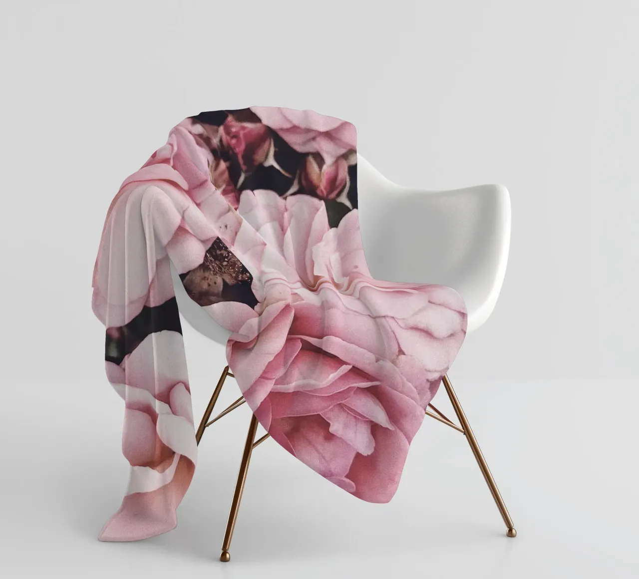 Rose romantiche - splendore floreale coperta in pile da Whole©