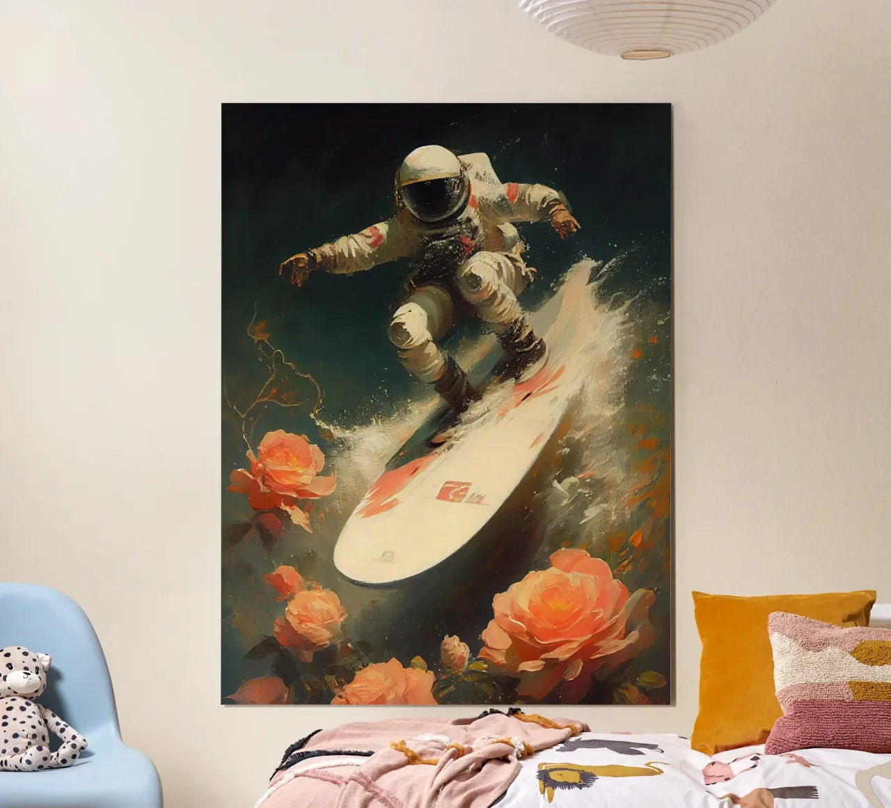 My space wave poster con telaio in plastica da Dikhotomy