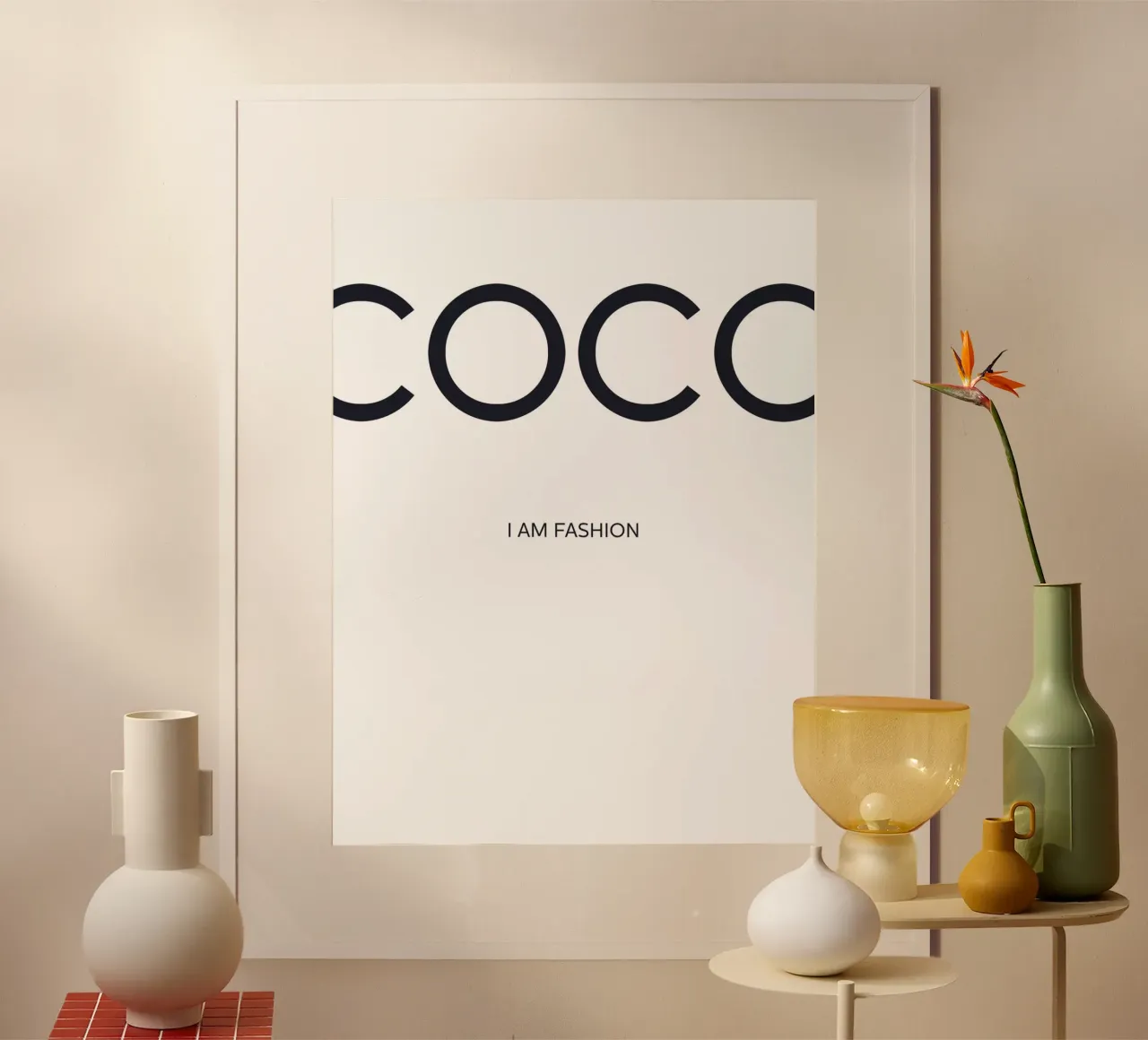 Modern fashion quote - Minimalist typography poster by Whole©