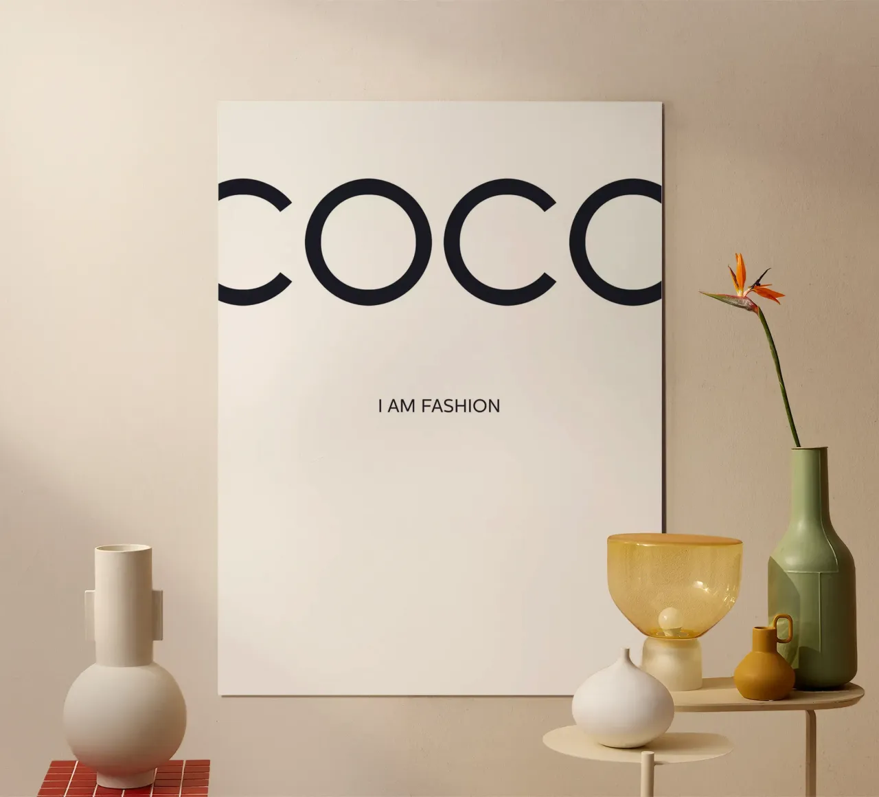 Modern fashion quote - Minimalist typography poster by Whole©