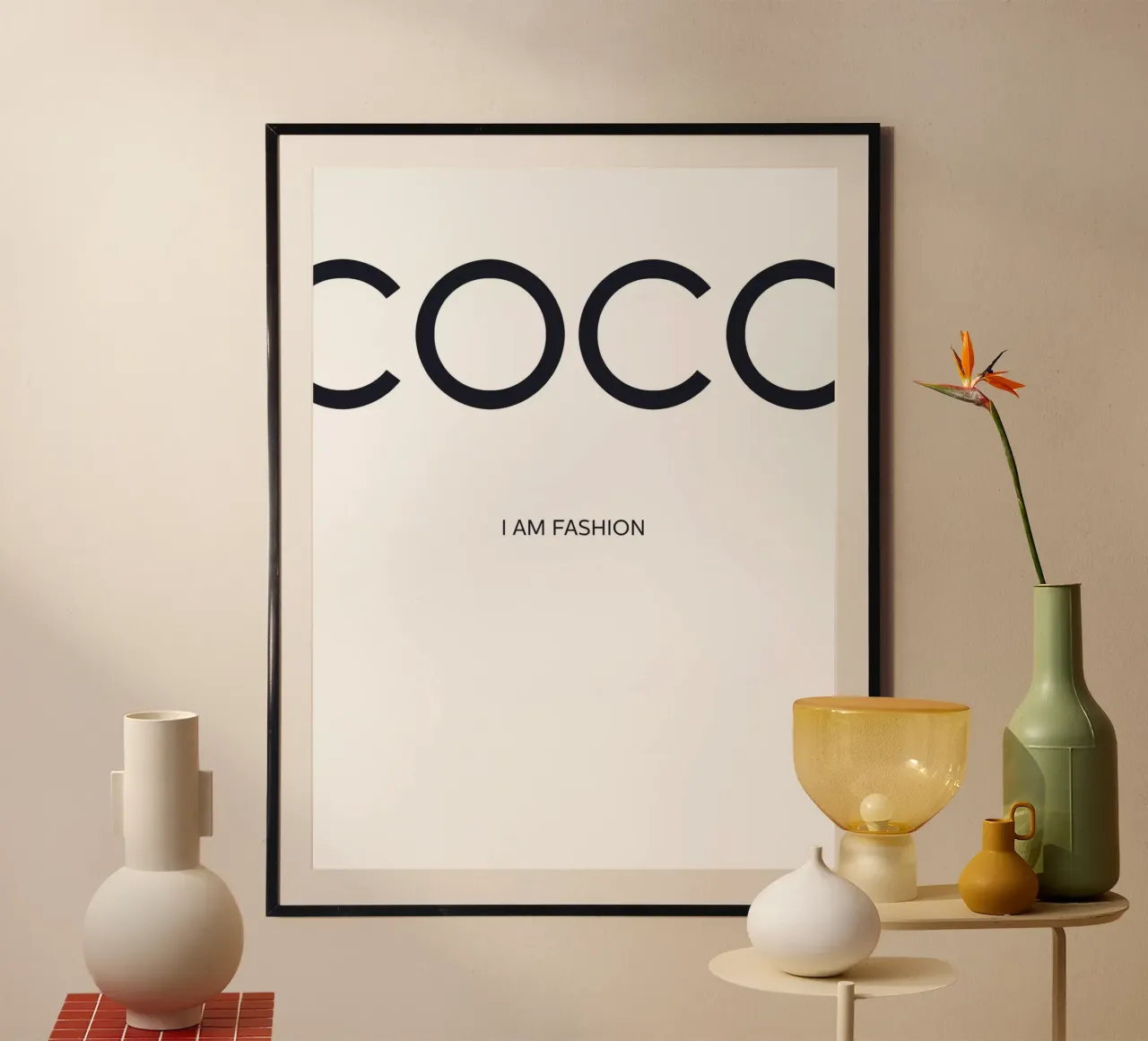 Modern fashion quote - Minimalist typography poster by Whole©