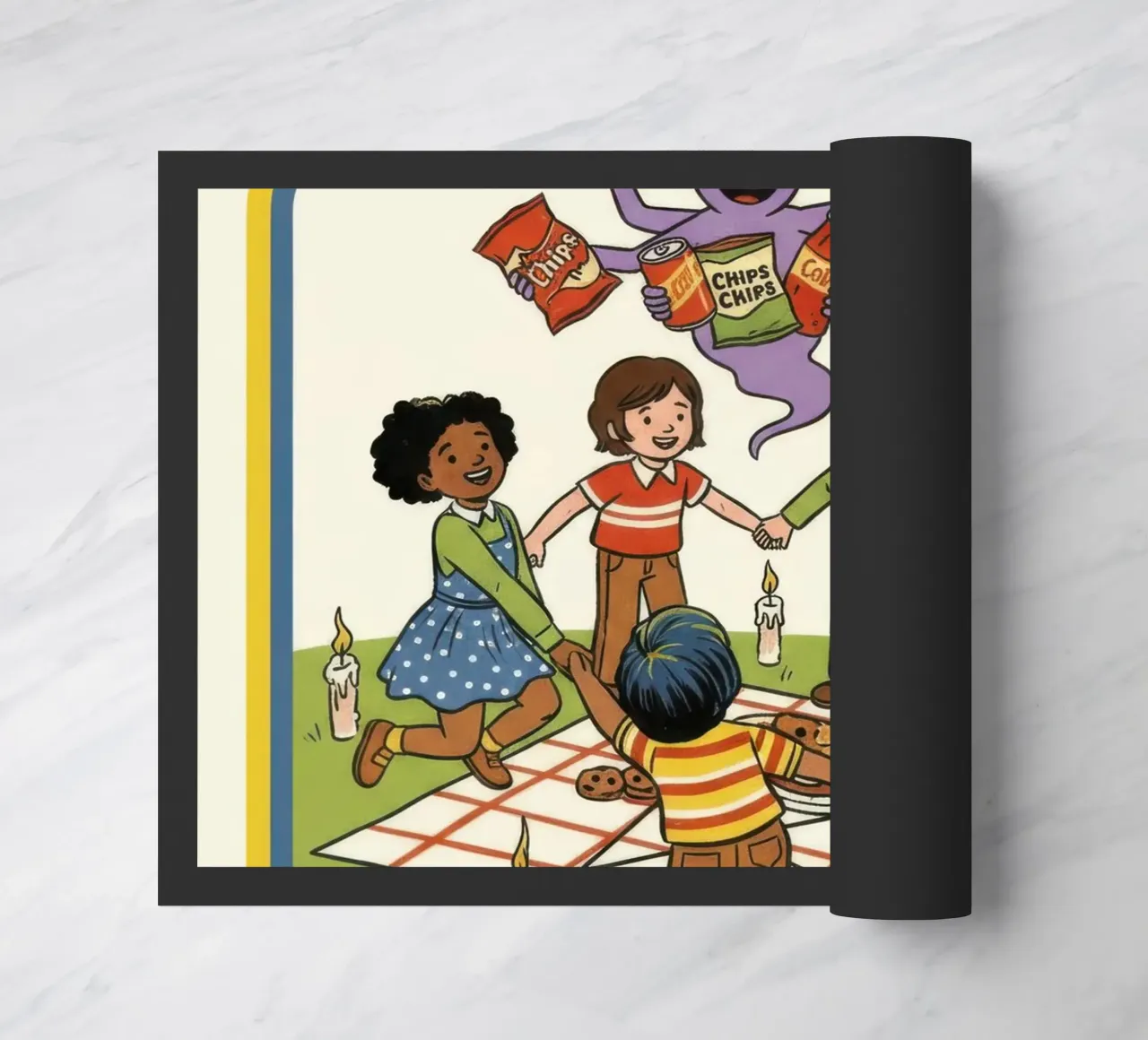 Let's Summon Snacks doormat by ScaryBoom