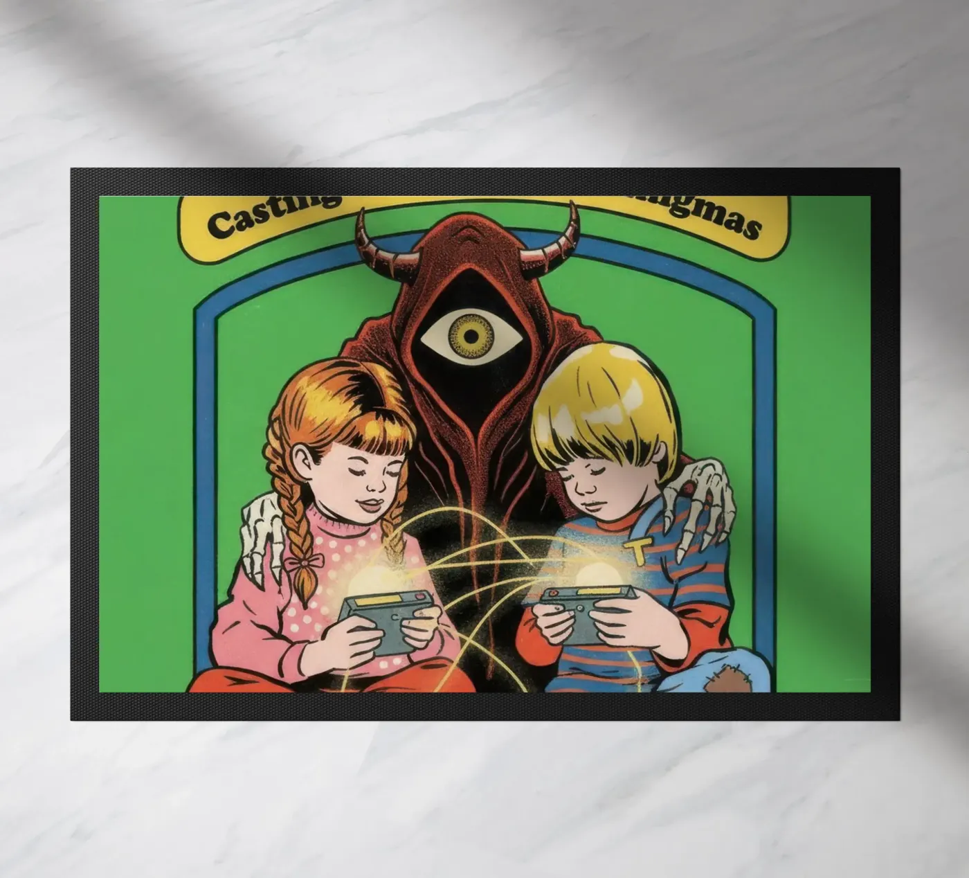 CODE Casting Occult Digital Enigmas doormat by ScaryBoom