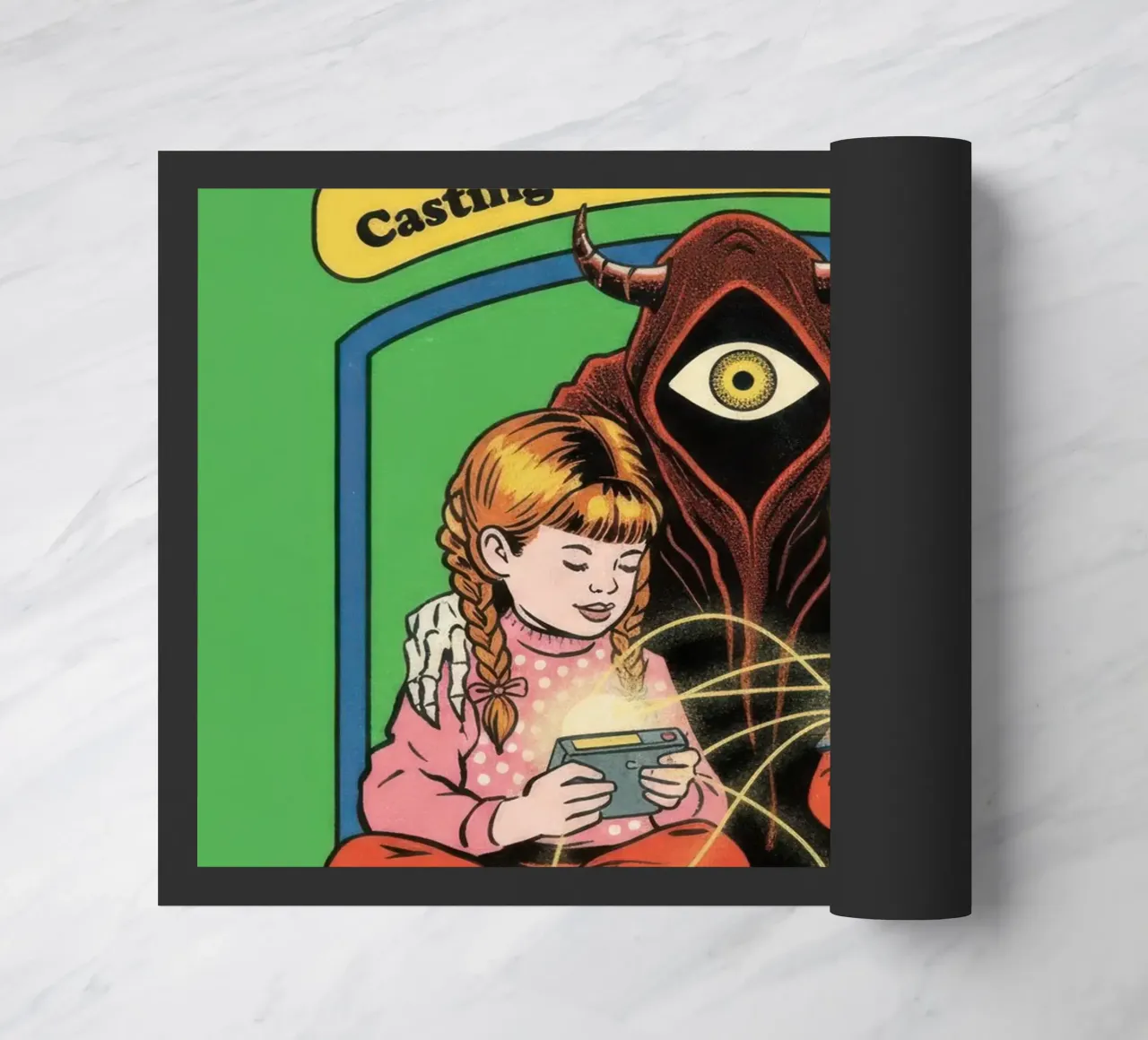 CODE Occulte digitale enigma's gieten deurmat van ScaryBoom