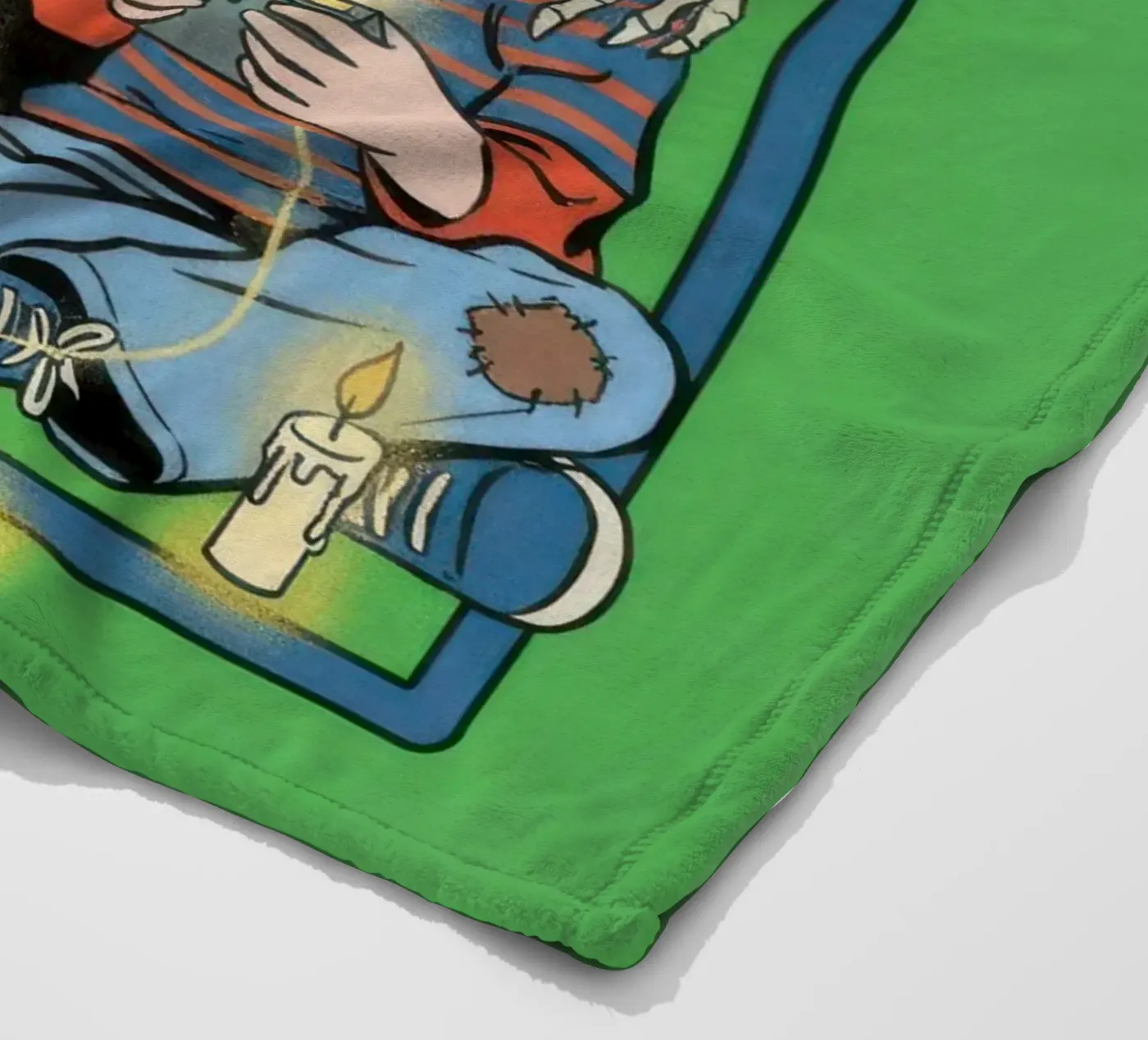 CODE Occulte digitale enigma's gieten fleecedeken van ScaryBoom