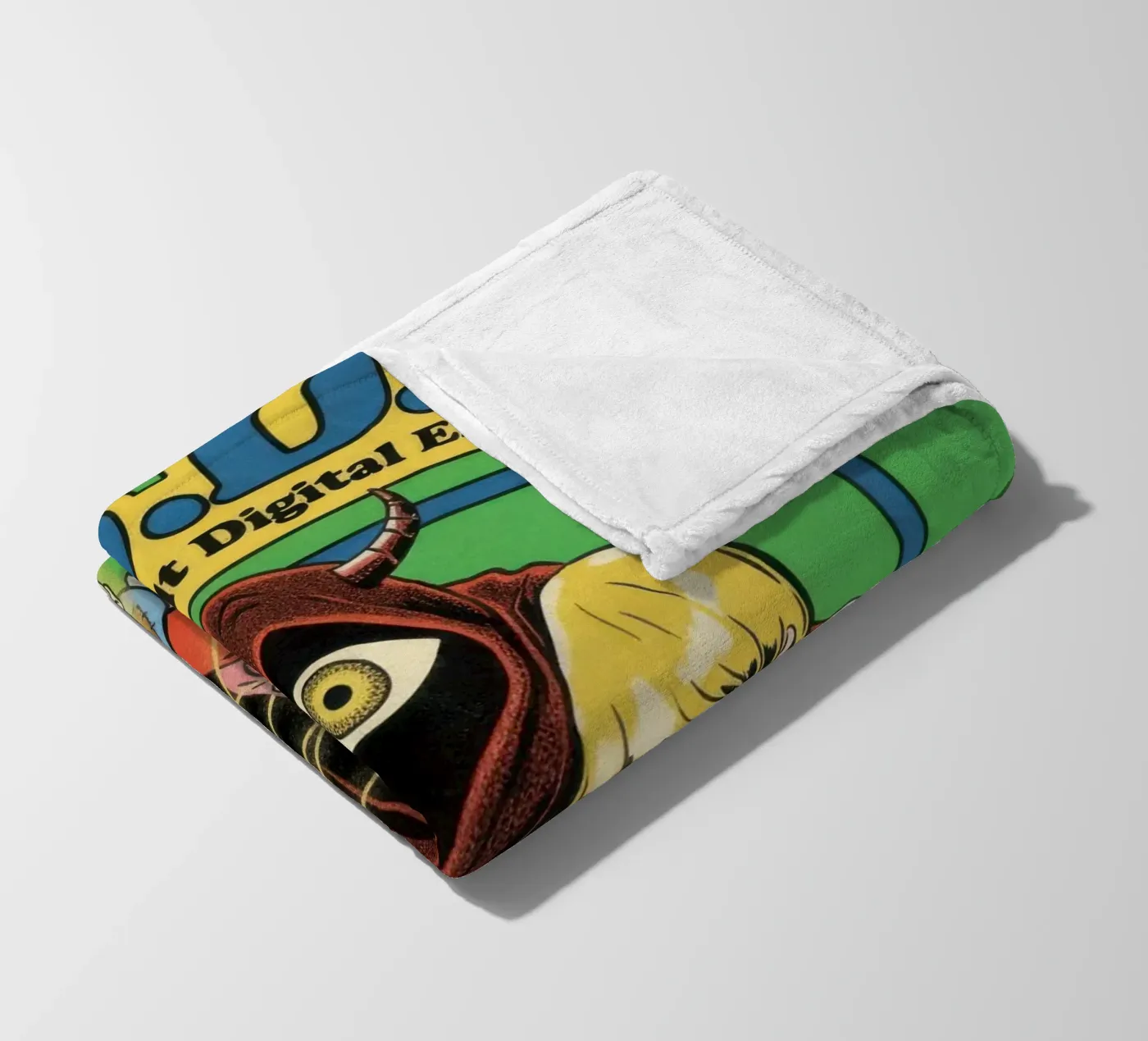 CODE Occulte digitale enigma's gieten fleecedeken van ScaryBoom