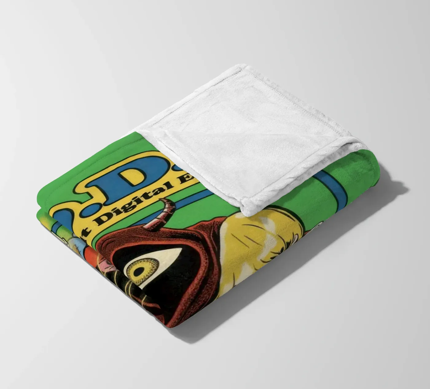 CODE Occulte digitale enigma's gieten fleecedeken van ScaryBoom