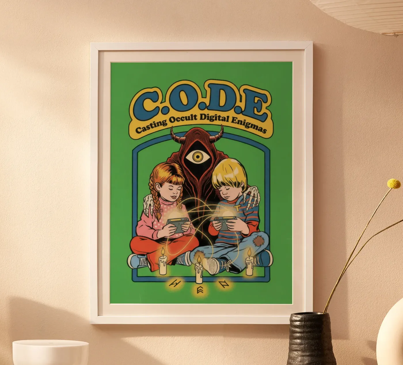 CODE Casting Occult Digital Enigmas poster da ScaryBoom