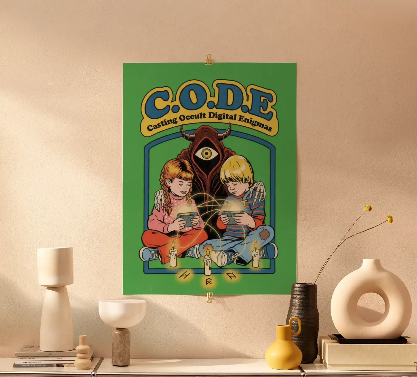 CODE Casting Occult Digital Enigmas poster da ScaryBoom