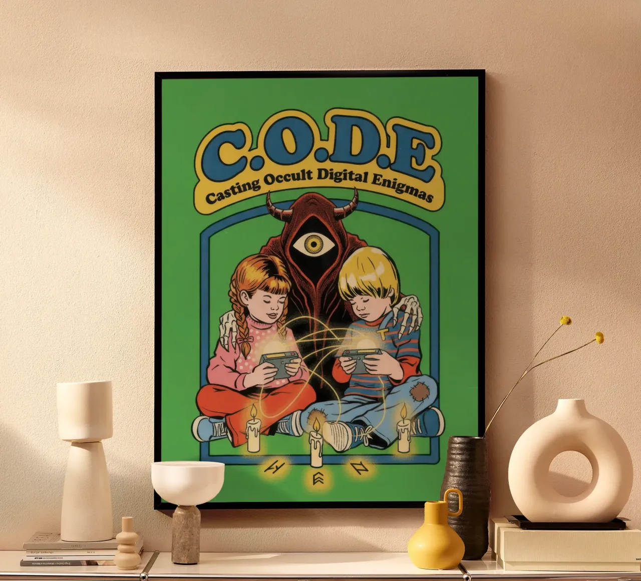 CODE Casting Occult Digital Enigmas poster da ScaryBoom
