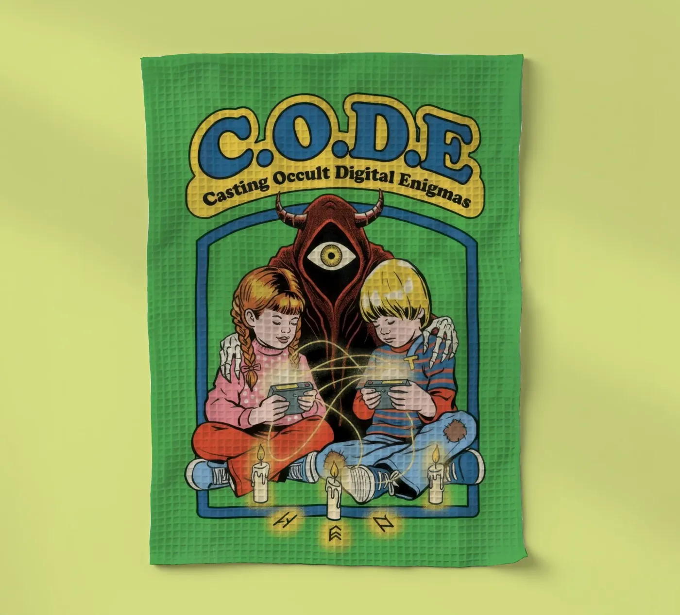CODE Casting Occultes Enigmes numériques torchon de ScaryBoom