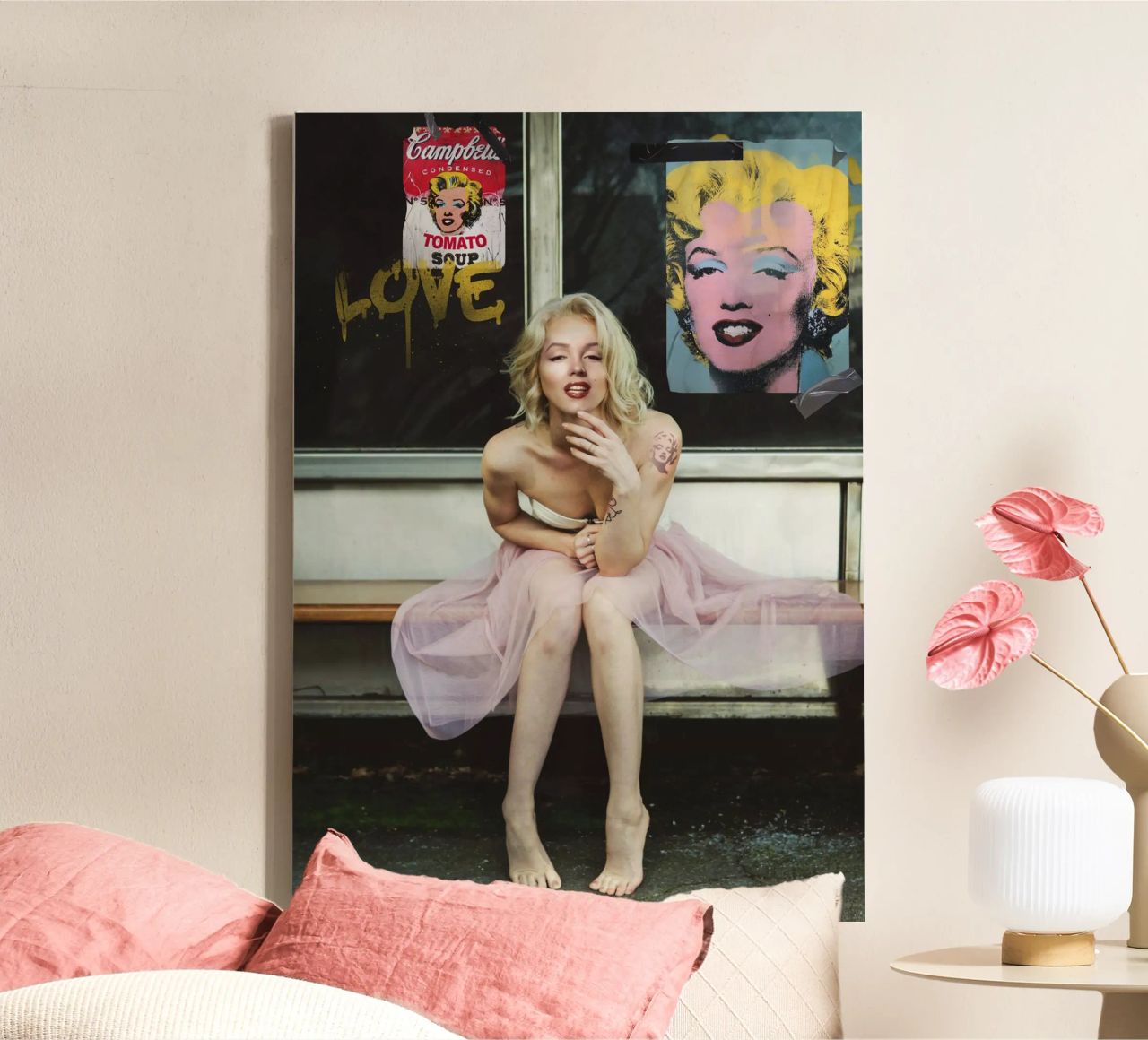New Marilyn Leinwand von Dikhotomy