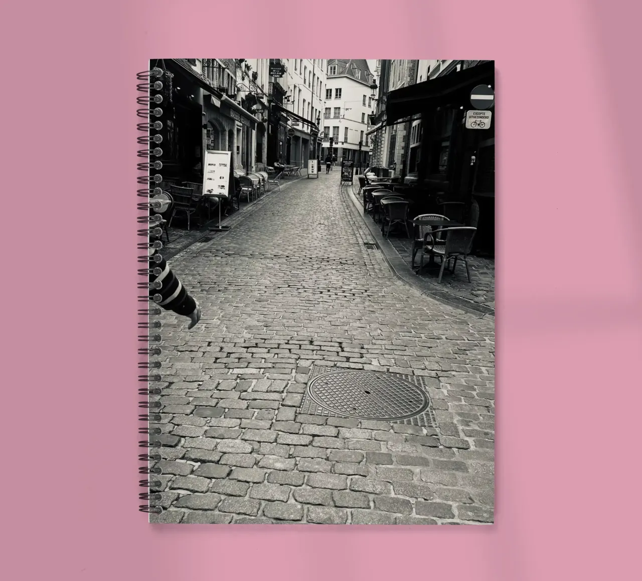 Streets of  Brussels 2024 spiral notebook by NeuroSecureAI