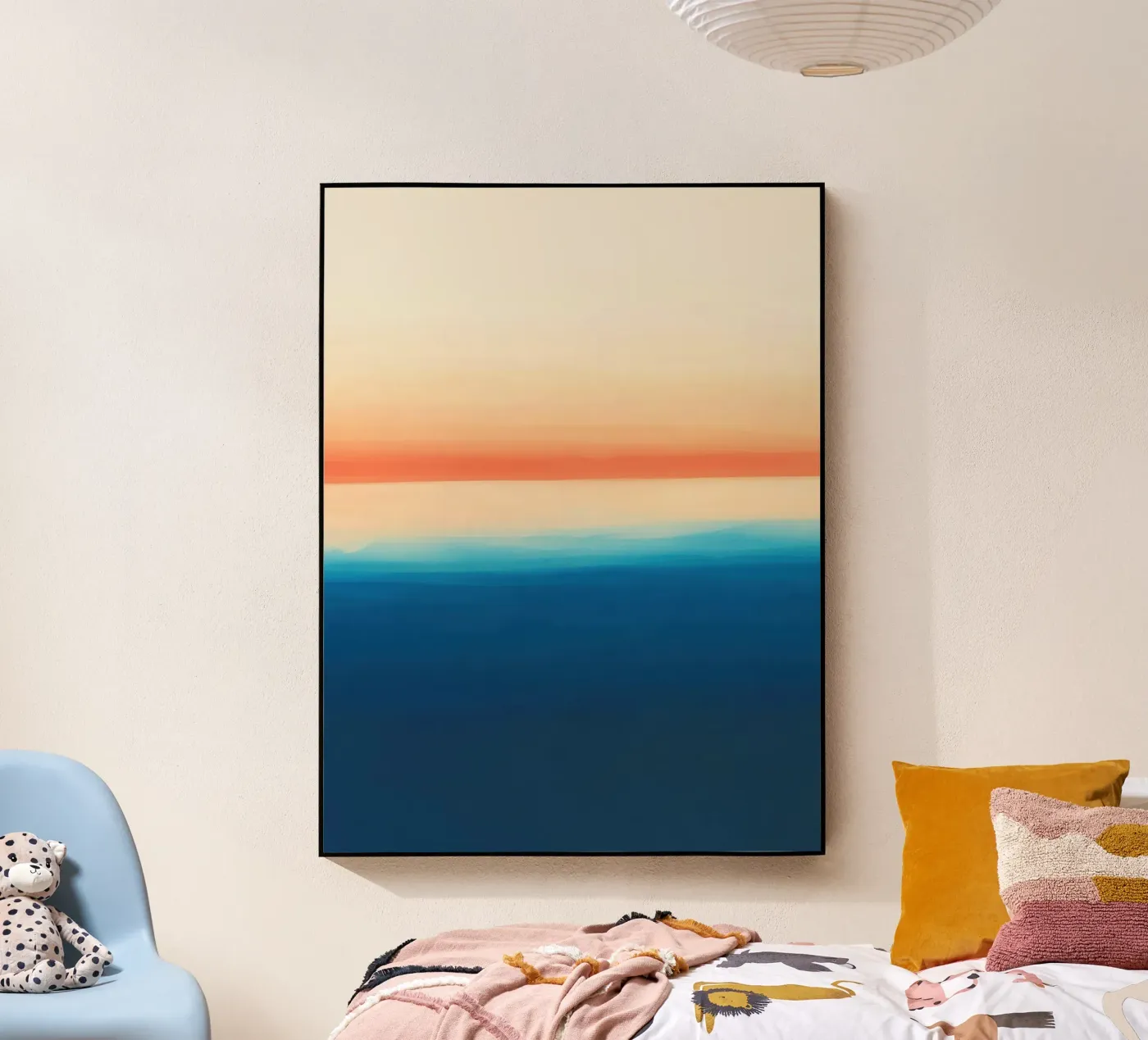 Soft Sunset over Deep Blue plexiglass da Colormenta
