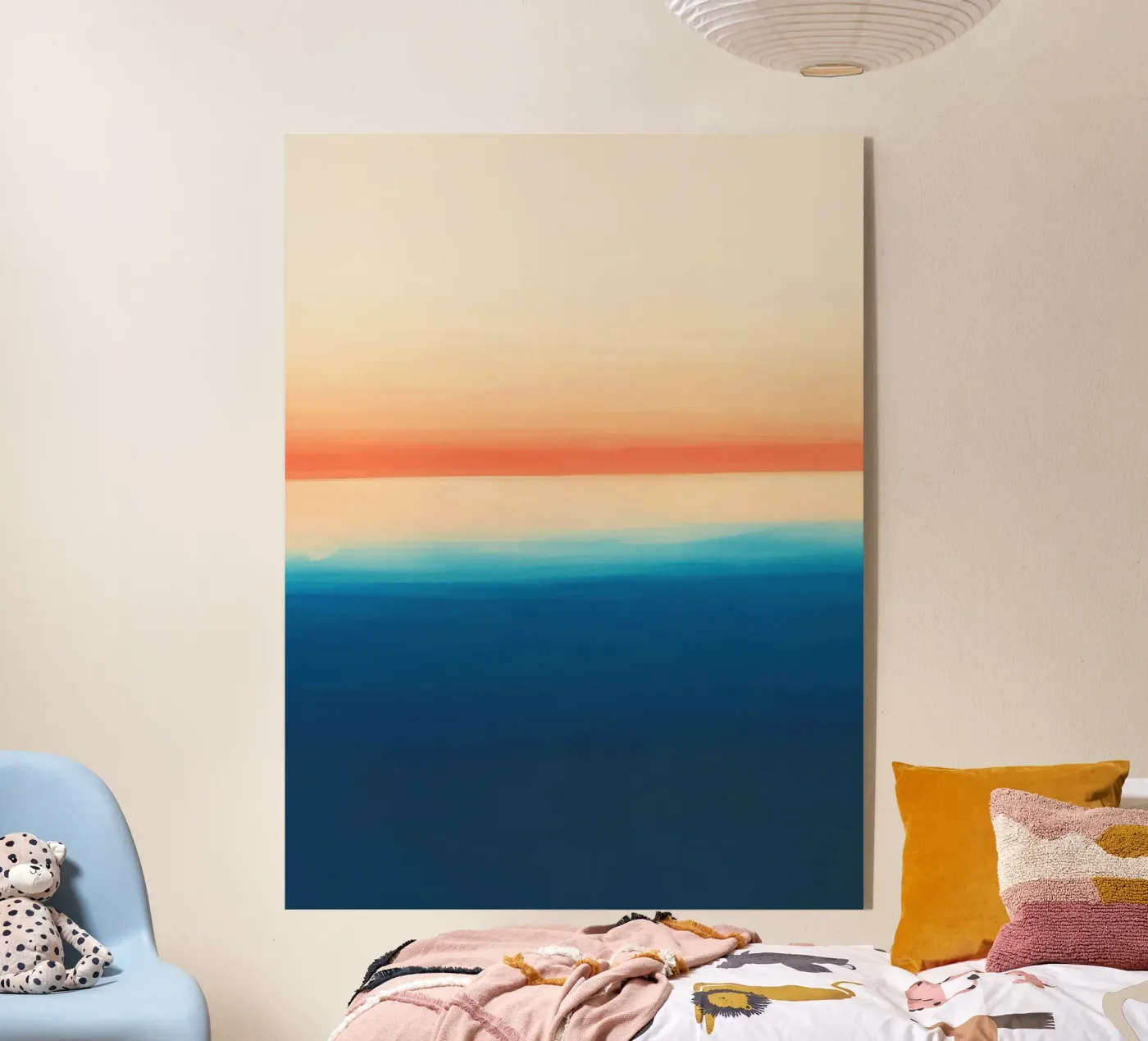 Soft Sunset over Deep Blue plexiglass da Colormenta