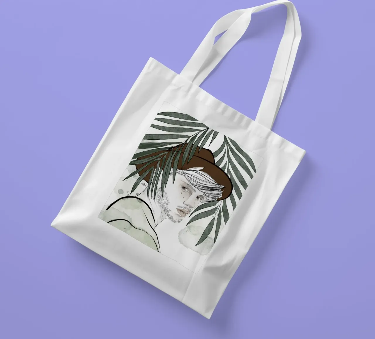 jungle man borsa in juta da Nathys_illustration
