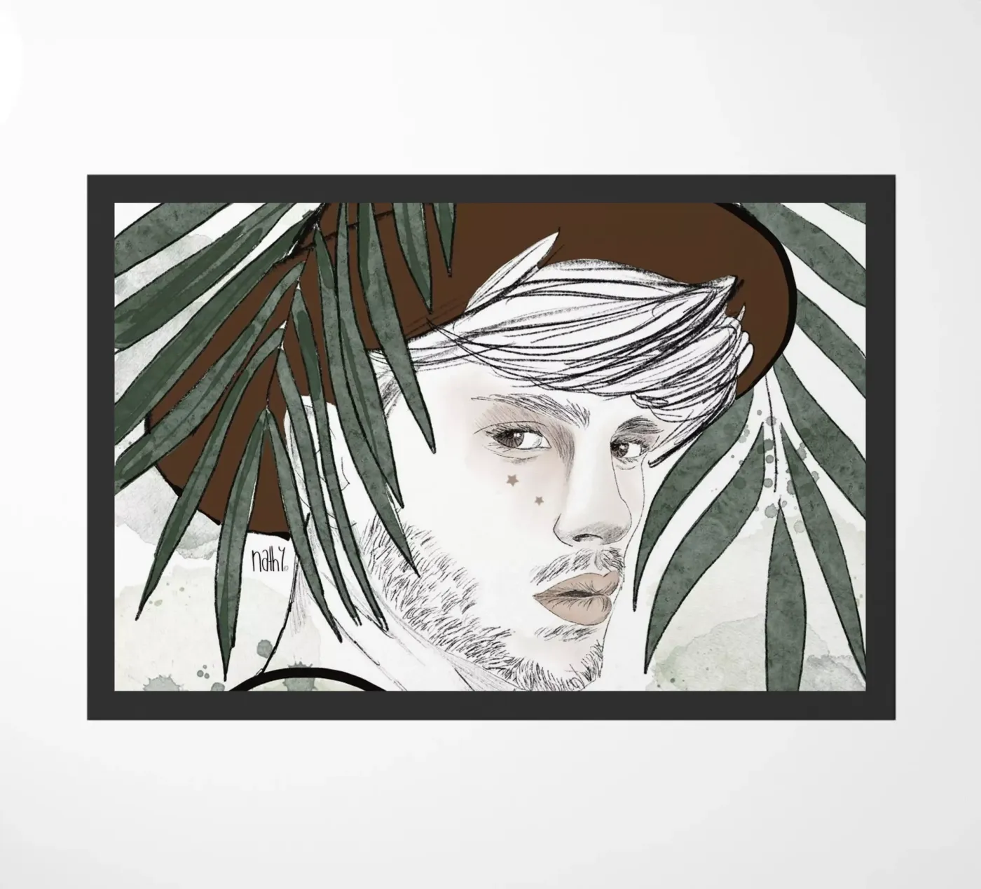jungle man doormat by Nathys_illustration