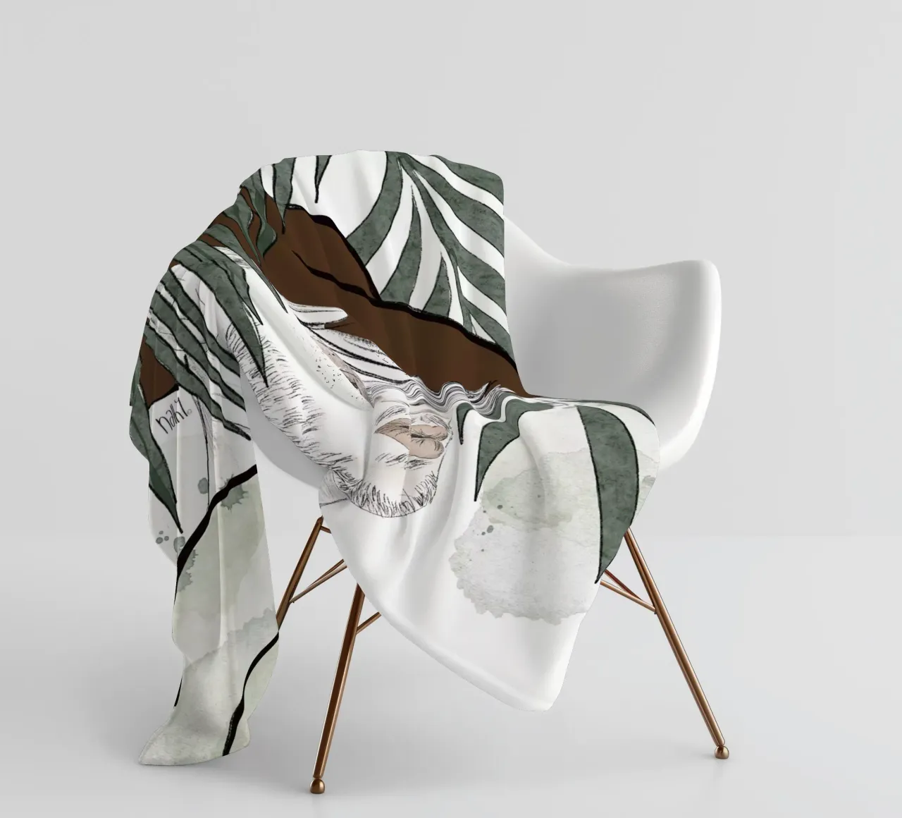 jungle man coperta in pile da Nathys_illustration