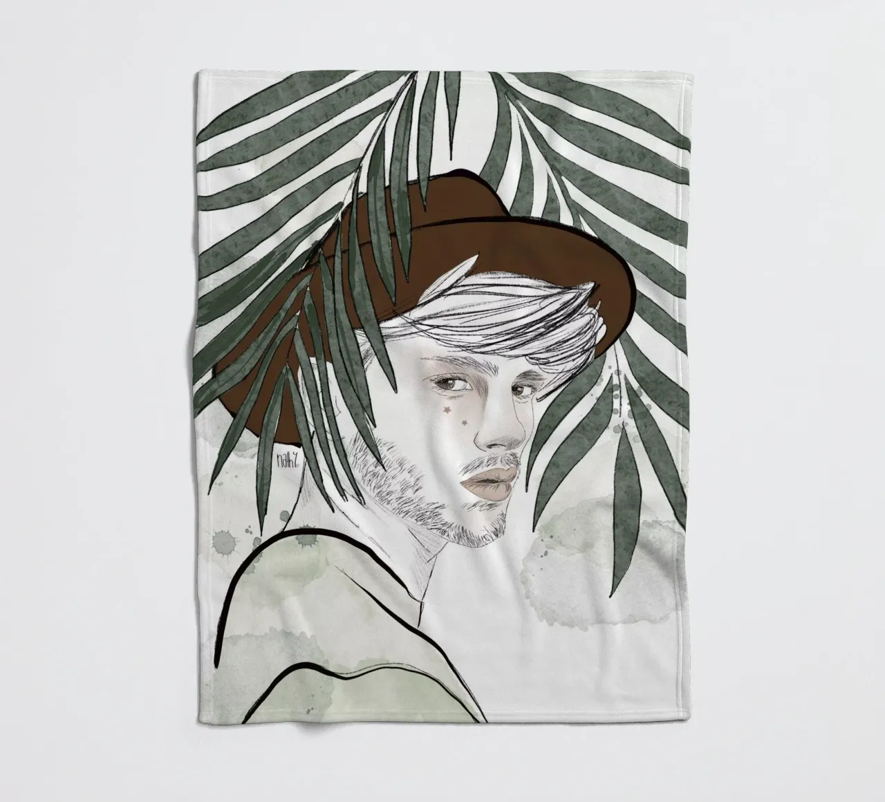 jungle man coperta in pile da Nathys_illustration