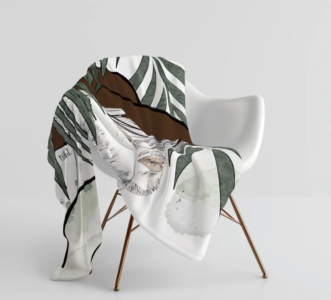 jungle man coperta in pile da Nathys_illustration