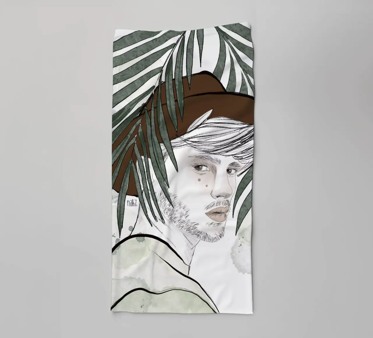 jungle man asciugamano da bagno da Nathys_illustration