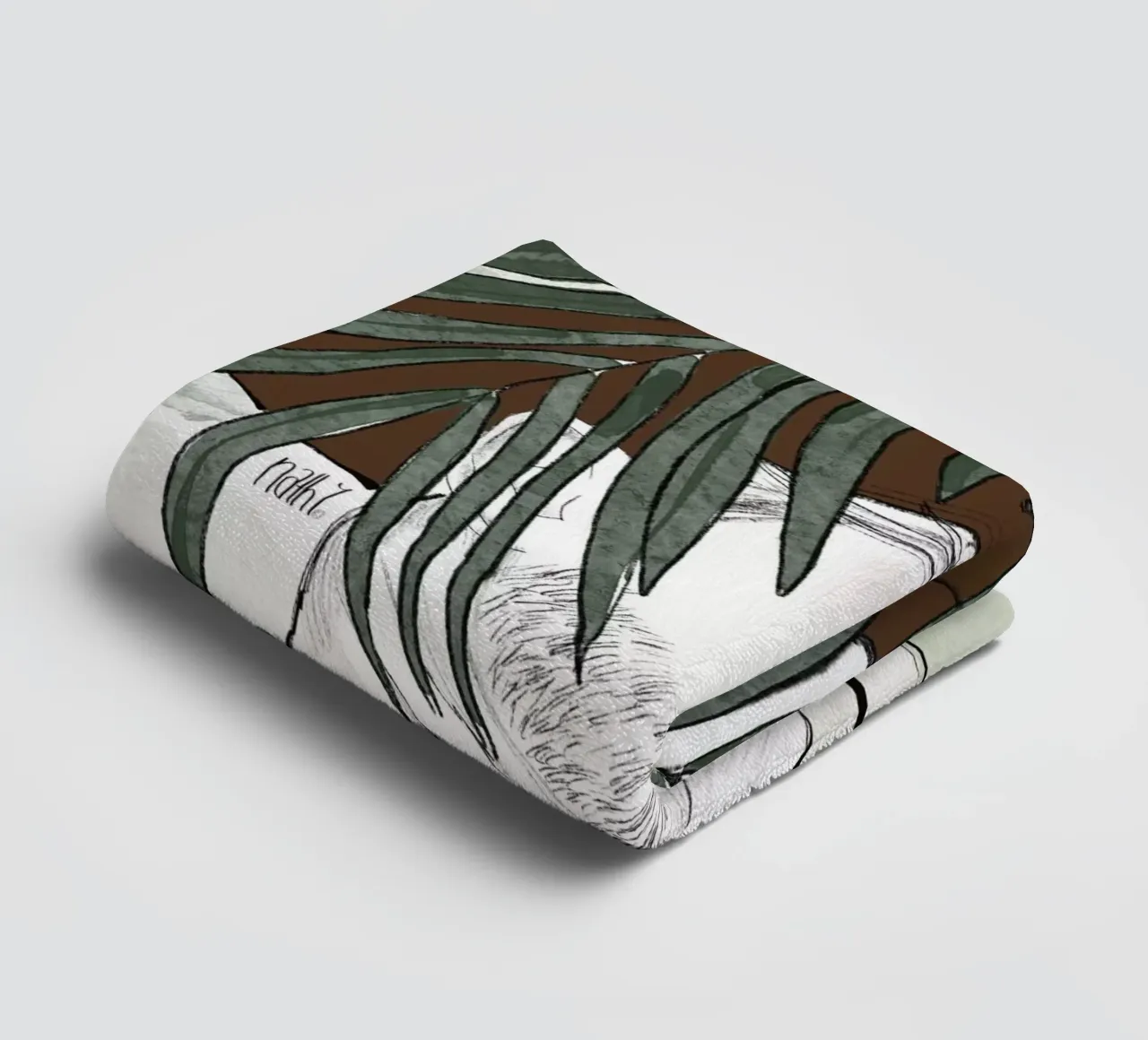 jungle man asciugamano da bagno da Nathys_illustration