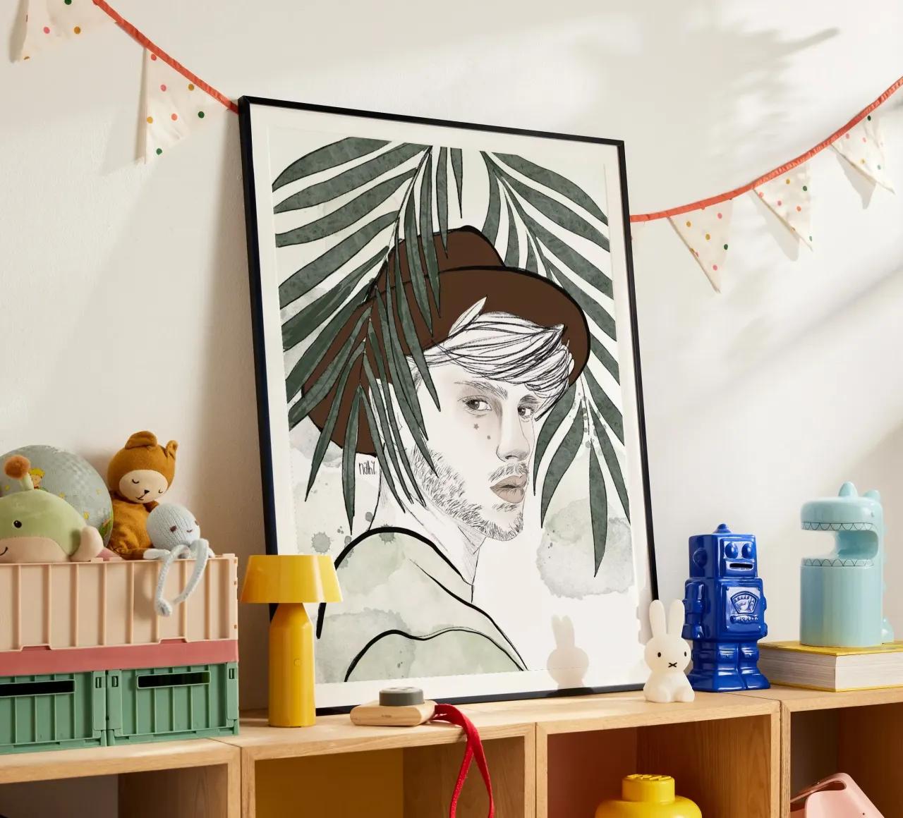 jungle man carta hahnemühle da Nathys_illustration