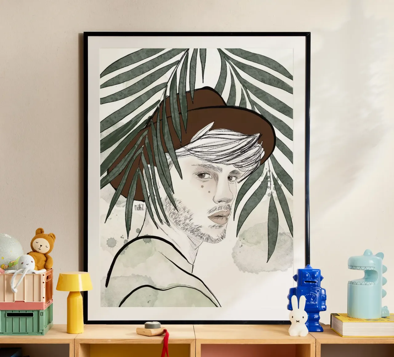 jungle man carta hahnemühle da Nathys_illustration