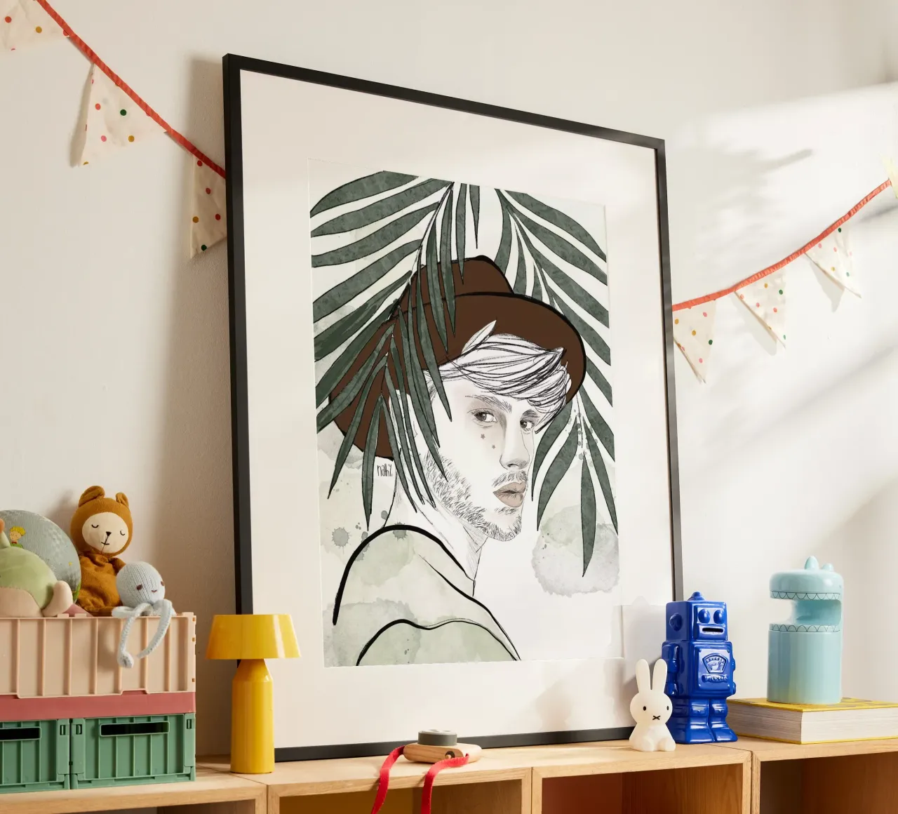 jungle man carta hahnemühle da Nathys_illustration