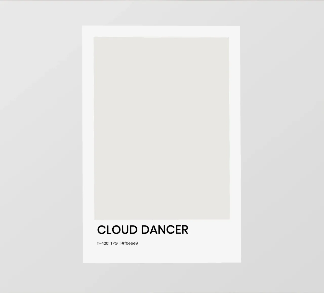 Cloud Dancer backlit folie van EverLuvv Studio