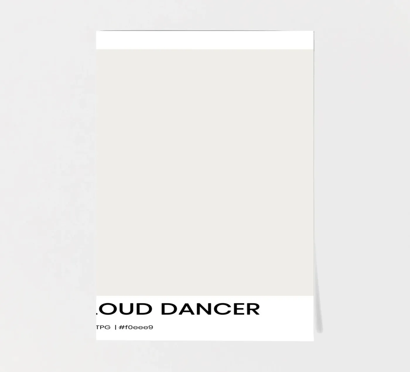 Cloud Dancer stickervel van EverLuvv Studio