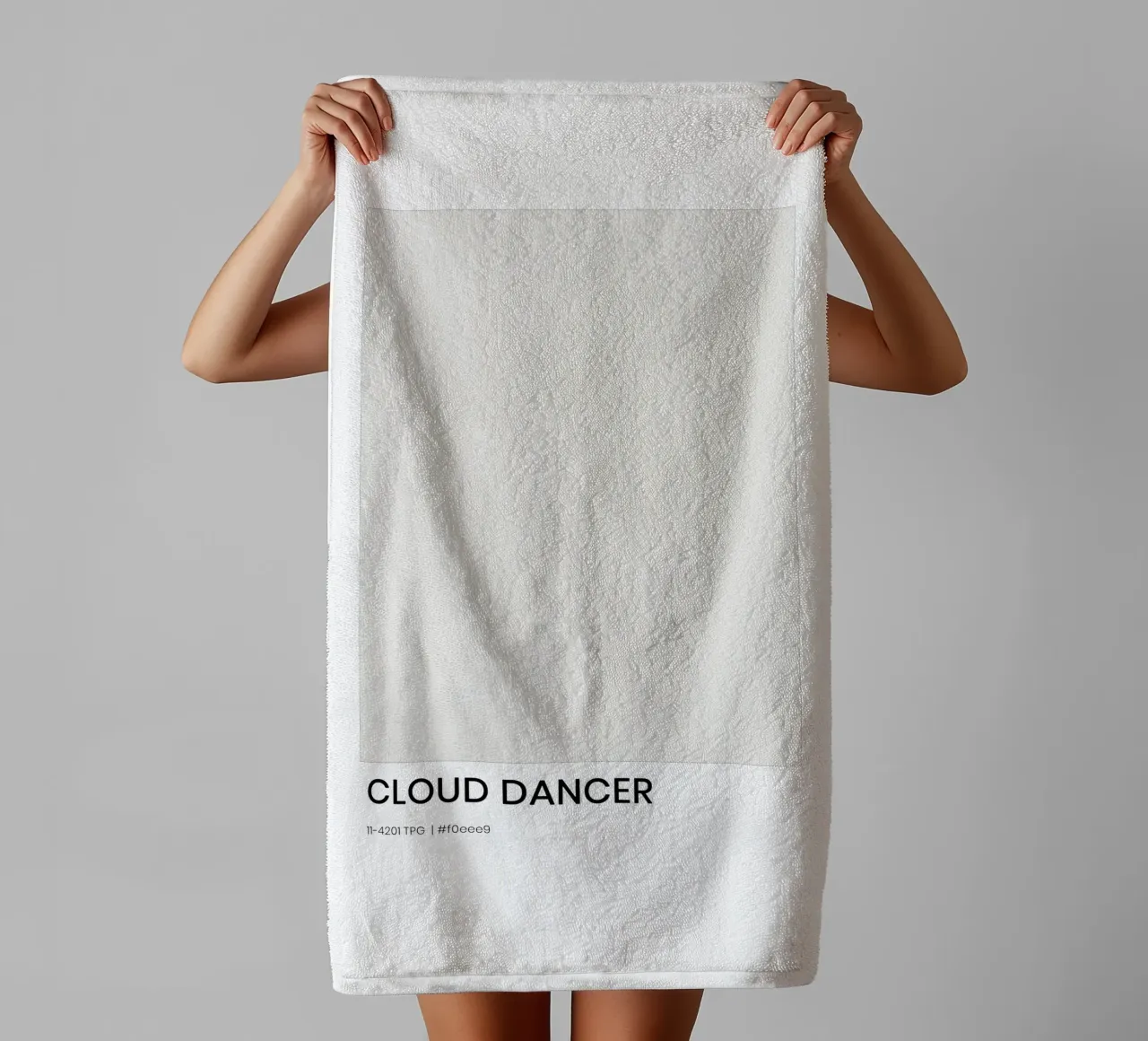 Cloud Dancer badhanddoek van EverLuvv Studio