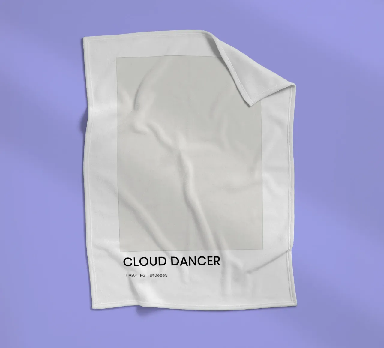Cloud Dancer fleece blanket by EverLuvv Studio